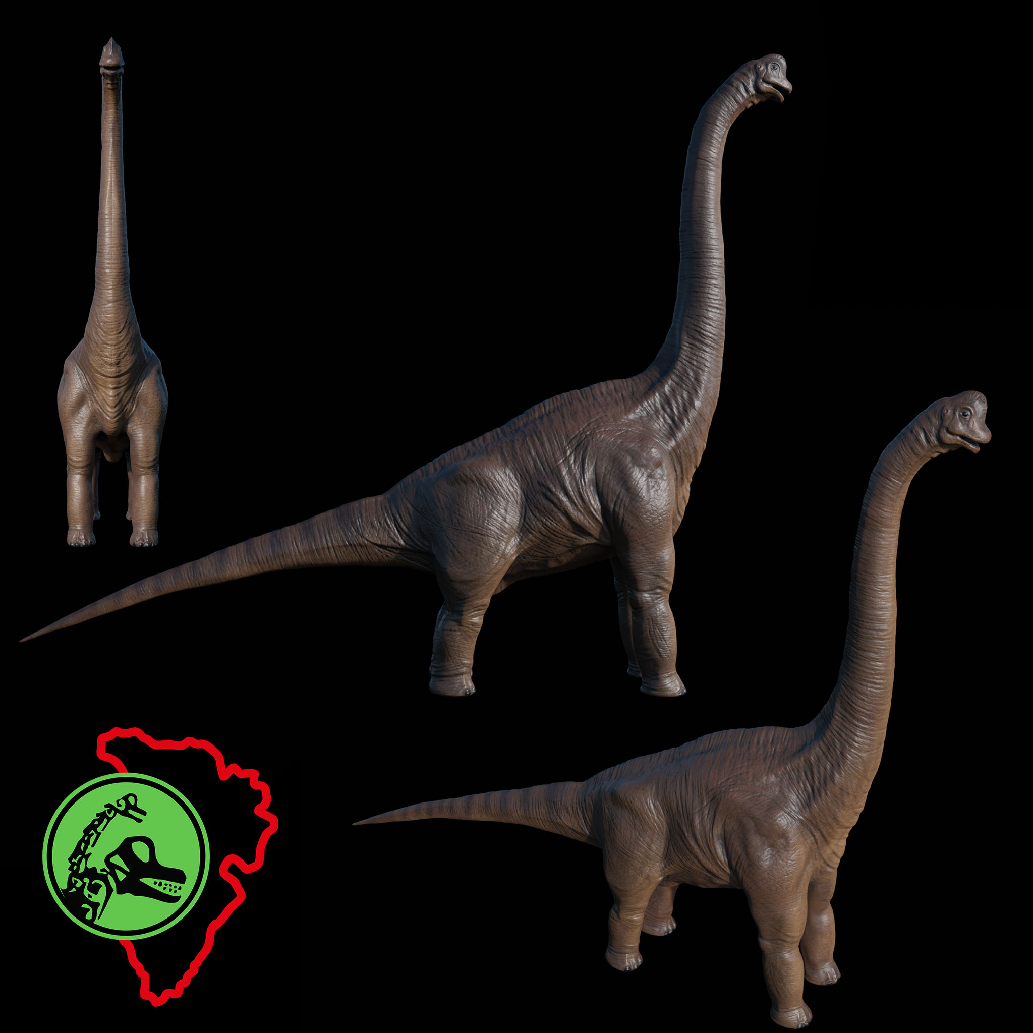 Brachiosaurus from Jurassic Park preview image 1